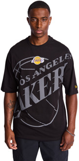 New Era NBA T-shirts Heren - Zwart - Maat L Black