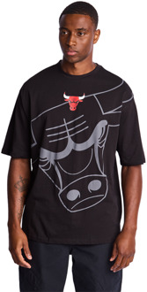 New Era NBA T-shirts Heren - Zwart - Maat L Black