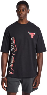 New Era NBA T-shirts Heren - Zwart - Maat M Black