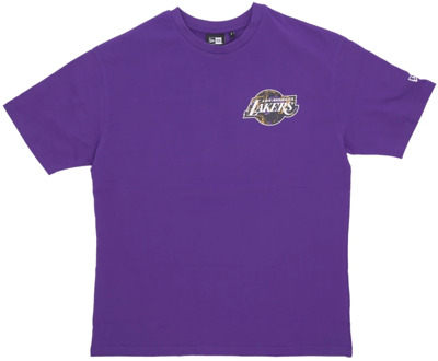 New Era NBA Team Logo Oversize Tee New Era , Purple , Heren - Xl,M,S