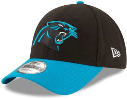 New Era NFL Carolina Panthers Cap - 9FORTY - One size - Black/Carolina Blue