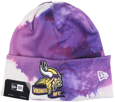 New Era NFL Sideline Ink Gebreid Minvik - Teamkleuren New Era , Purple , Heren - ONE Size