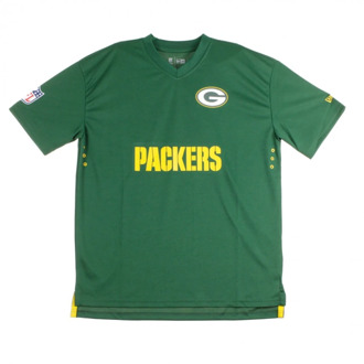 New Era NFL Wordmark Jersey Grepac T-shirt New Era , Green , Heren - XL