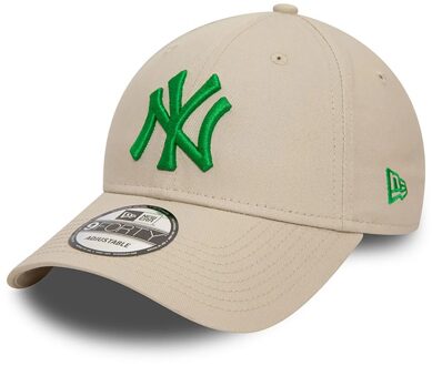 New Era NY Yankees League Essential 9Forty Cap Senior beige - groen - 1-SIZE