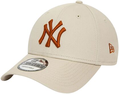 New Era NY Yankees League Essential 9Forty Cap Senior beige - oranje - 1-SIZE