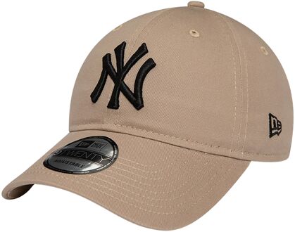 New Era NY Yankees League Essential 9Twenty Cap Senior bruin - zwart - 1-SIZE