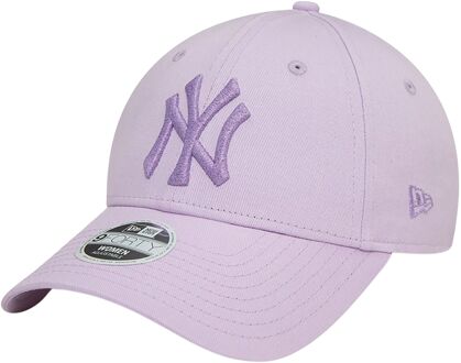 New Era NY Yankees Metallic 9Forty Cap Dames paars - 1-SIZE
