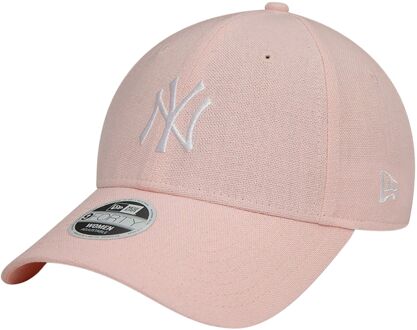 New Era NY Yankees MLB Linen 9Forty Cap Dames roze - wit - 1-SIZE