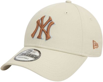 New Era NY Yankees MLB Patch 9Forty Cap Senior off white - bruin - 1-SIZE