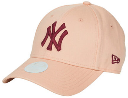 New Era Pet New-Era FEMALE METALLIC LOGO 9FORTY® NEW YORK YANKEES PRS" Roze - One size