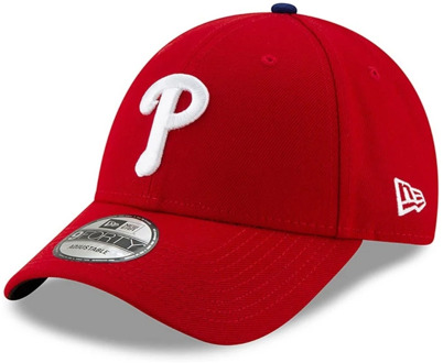 New Era Rode Phillies League Baseball Cap New Era , Red , Heren - ONE Size