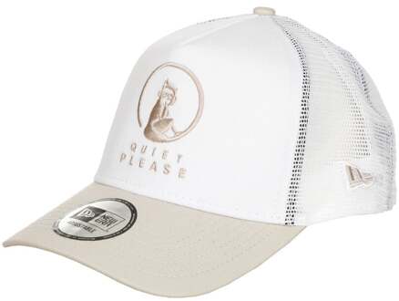 New Era Trucker Cap-Wit,Beige - nosize