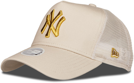 New Era Trucker Petten Unisex - Beige - One Size