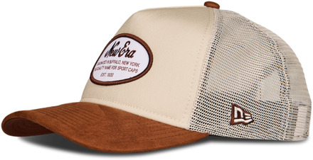 New Era Trucker Trucker Unisex - Beige - One Size