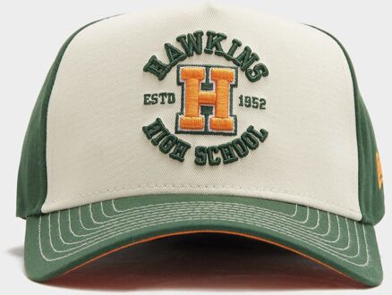 New Era x Stranger Things Hawkins High A-Frame 9FORTY Cap, groen - One Size