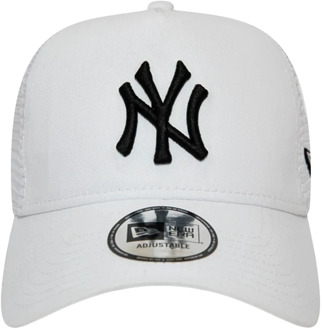 New Era Yankees Witte Trucker Cap New Era , White , Unisex - ONE Size