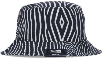 New Era Zebra Tapered Bucket Hat New Era , Black , Unisex - M