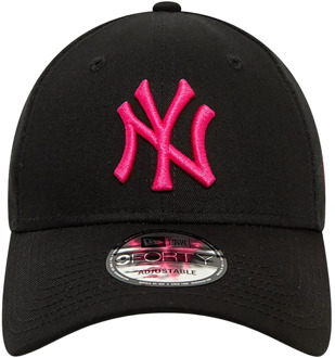 New Era Zwarte Yankees League Essential Pet New Era , Black , Dames - ONE Size