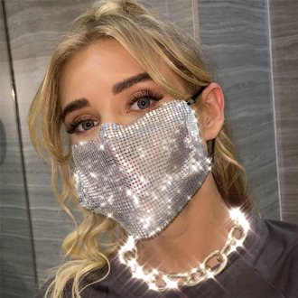 New fashion accessories various Crystal Rhinestone mesh masks women Cosplay nightclub jewelry glitter mask mask