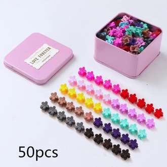 New Fashion Baby Girls Small Hair Claw Cute Candy Color flower Heart Kit Hair Jaw Clip Children Hairpin Hair Accessori dropship