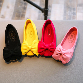 New Fashion Children Princess Dance Shoes Kids Girl Dress Party Shoes Flats Casual Single First Walkers Soft Slip-on