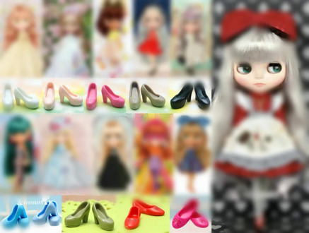 New fashion for Licca Shoes Doll Shoes 1/6 Fashion sneaker flat sandals for Blythe Doll Made shoes