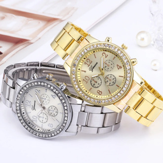 New fashion Geneva classic luxury rhinestone watch ladies watch fashion ladies ladies watch Reloj Mujer Relogio Feminino 2020