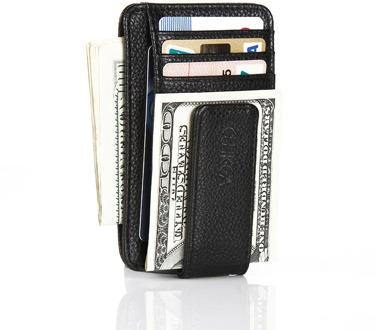 New Fashion Women Men Wallet Money Clip Magnet Clip Ultrathin Pocket Clamp Credit Card Case Mini Creative Wallet