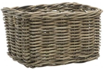 New fietsmand Brisbane 23 liter 39 x 27 cm rotan grijs