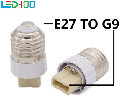 NEW Fireproof Material E27 to G9 lamp Holder Converter Socket Conversion light Bulb E27-G9 Base type Adapter