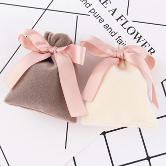 New flannelette bag drawstring pocket ornaments hairpin jewelry dustproof small cloth bag