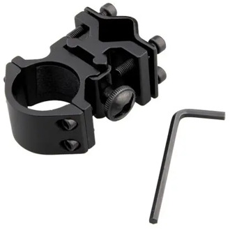 New Flashlight visor clip holder of Clamp aluminum shotgun rifle