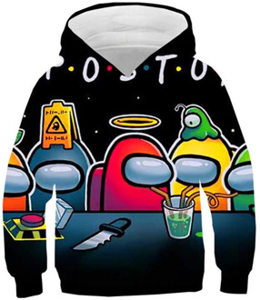 New Game Among Us Funny Cartoon Sweatshirt Fashion Casual 3D Hoodies Kids Fashion Print Streetwear Hoodie Anime Pullover Clothes