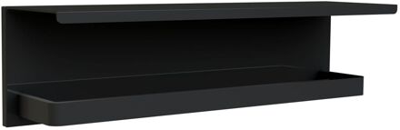 New Game - tablet handdoekhouder - 40cm - mat zwart gelakt aluminium