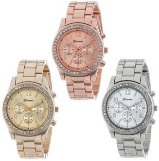 new geneva classic luxury rhinestone watch women watches fashion ladies women clock Reloj Mujer Relogio Feminino Ladies watch