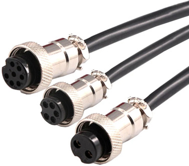 New GX16 2/3/4/5/6/7/8/9/10Pins Female Air Aviation Connector Power Cable Electrical Terminal Wire Lines Socket with 1.5m cable