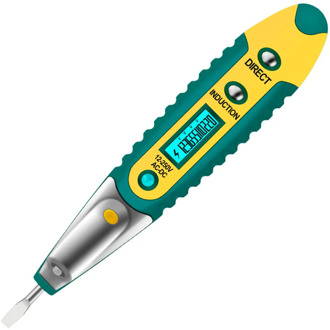 New High Precision Electrical Tester Screwdriver 220V AC DC Outlet Circuit Voltage Detector Digital Test Pen With Night Sight