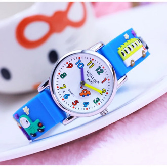 New High Quality Cars Cartoon 3D Students Kids Wristwatch Fashion Children's Watch For Boy Clock Ladies Relogio Kol Saati