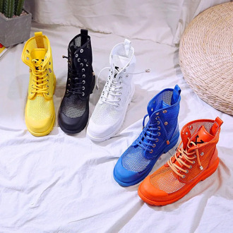 New high-top women's casual shoes breathable mesh thick-soled sneakers fashion mesh vulcanized shoes tenis feminino men's shoes