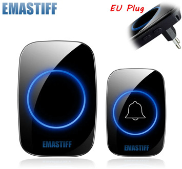 New Home Welcome Doorbell Intelligent Wireless Doorbell Waterproof 300M Remote EU AU UK US Plug smart Door Bell Chime
