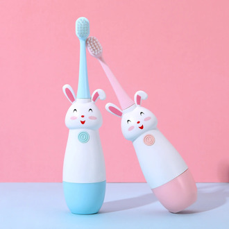 New Hot Children Electric Toothbrush Cartoon Pattern Tooth Brush Electric Teeth Tooth Brush For Kids with Soft Replacement Head