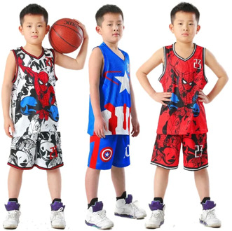 New Hot Kids Basketball Jersey Sets Boys Sports Uniforms Kits Child Clothing Breathable Youth Training Basketball Jerseys Shorts