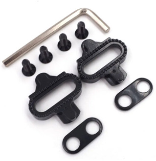 New Hot Road Bike Shoes Cleats Mountain bike Locking Plate pedal lock Riding shoes splint set self-locking piece Iron pedal