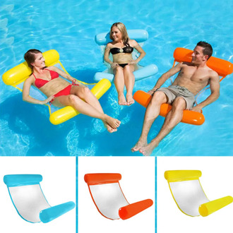 New Inflatable Water Hammock Home Outdoor Furniture Floating Bed Lounge Chair Garden Swimming Pool Float For Adult Drop Shipping