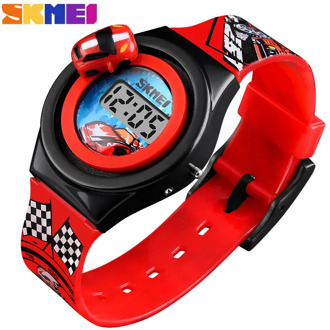 New Kid Clock Cartoon Car Children's Watch Fashion Digital Electronic Children Watch Creative Cartoon Student Watch Boy Child