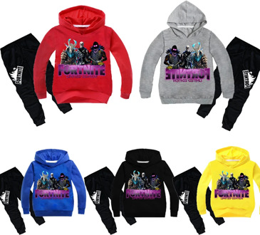 New Kid Hoodies Suit Fortnites Sweatshirt Suit Battle Royale Hoodie Sweat Pants Boys Girl Fashion Casual Coat Fortress Clothes