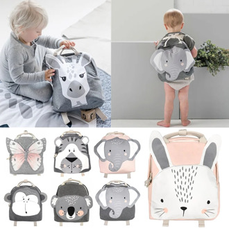 New Kids Backpack Backpacks Nordic Style Cartoon Animal Series Children's School bags Toy Buggy Bag Children's Room Decorations