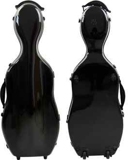 New Light High Quality Fiber Glass 15"-17" Viola Case Adjustable Viola Case Bow Holders & Straps Parts Accessory With Wheels