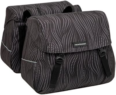 New Looxs Dubbele fietstas Joli Double Alma Black 37L