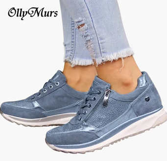 New Luxury Shoes Women Spring Designers Platform White Sneakers Women Leather Thick-soled Casual Sports Shoes Women Basket Femme
